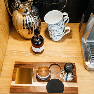 Sopresta Premium Tampermåtte Stor i Valnød & Birk