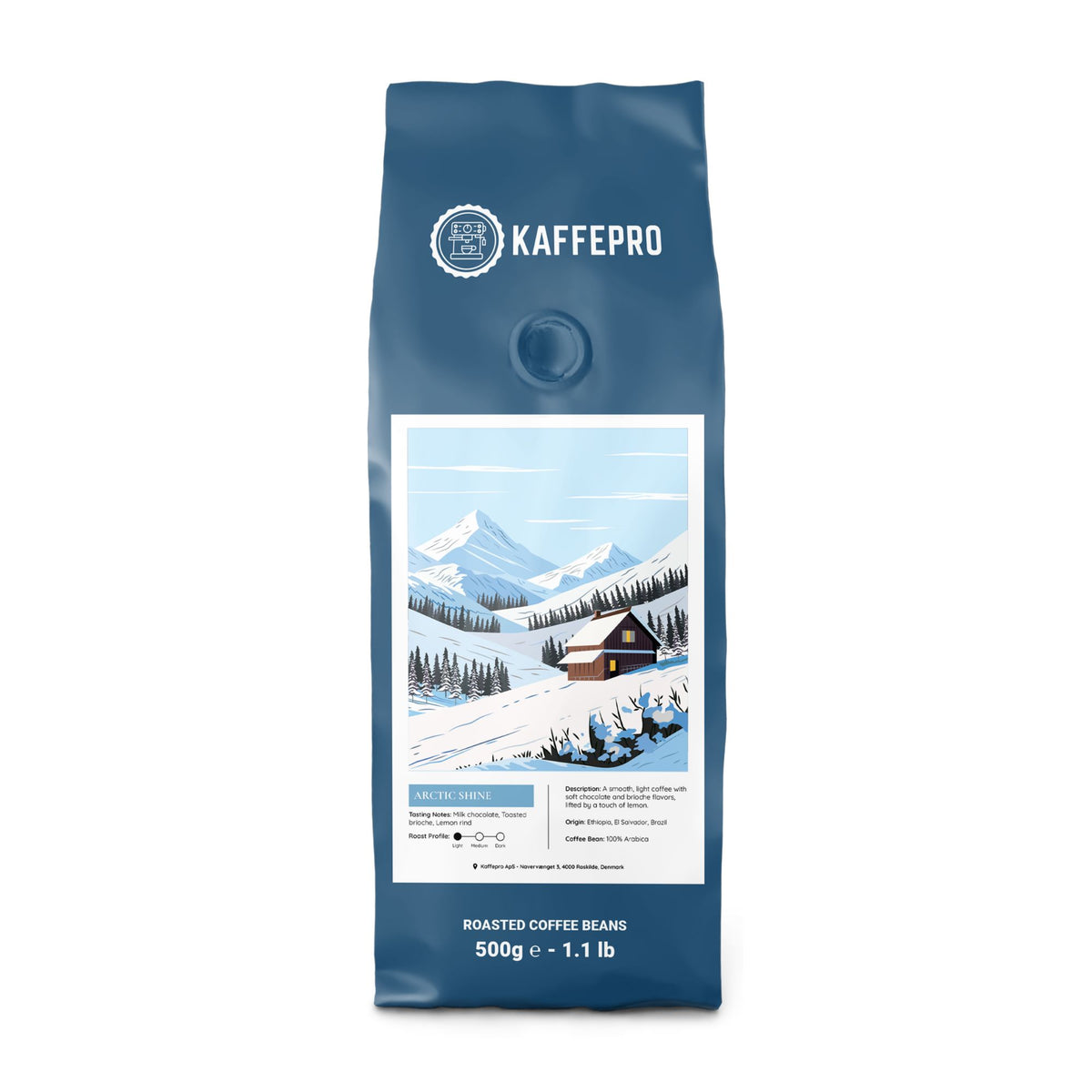 Kaffepro Arctic Shine - 500g Kaffebønner