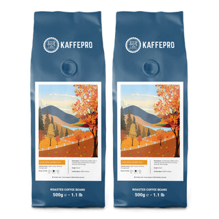 Kaffepro Golden Harvest - Kaffepakke: 2 x 500g Kaffebønner