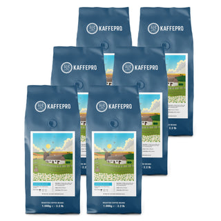 Kaffepro Morning Bloom - Kaffepakke: 6 x 1kg Kaffebønner
