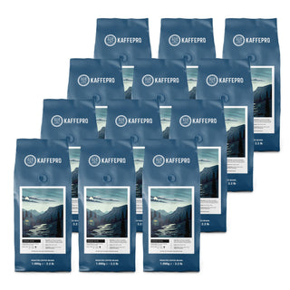 Kaffepro Nordic Dawn - Kaffepakke: 12 x 1kg Kaffebønner