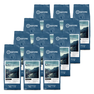 Kaffepro Nordic Dawn - Kaffepakke: 12 x 500g Kaffebønner