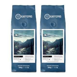 Kaffepro Nordic Dawn -Kaffepakke: 2 x 500g Kaffebønner