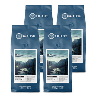 Kaffepro Nordic Dawn - Kaffepakke: 4 x 1kg Kaffebønner