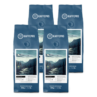 Kaffepro Nordic Dawn - Kaffepakke: 4 x 500g Kaffebønner