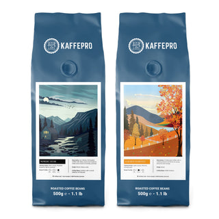 Kaffepro Signature Smagspakke - 500g Nordic Dawn & 500g Golden Harvest