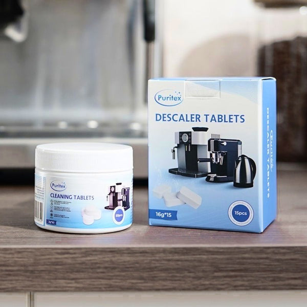 Puritex rensetabletter og afkalkningstabletter