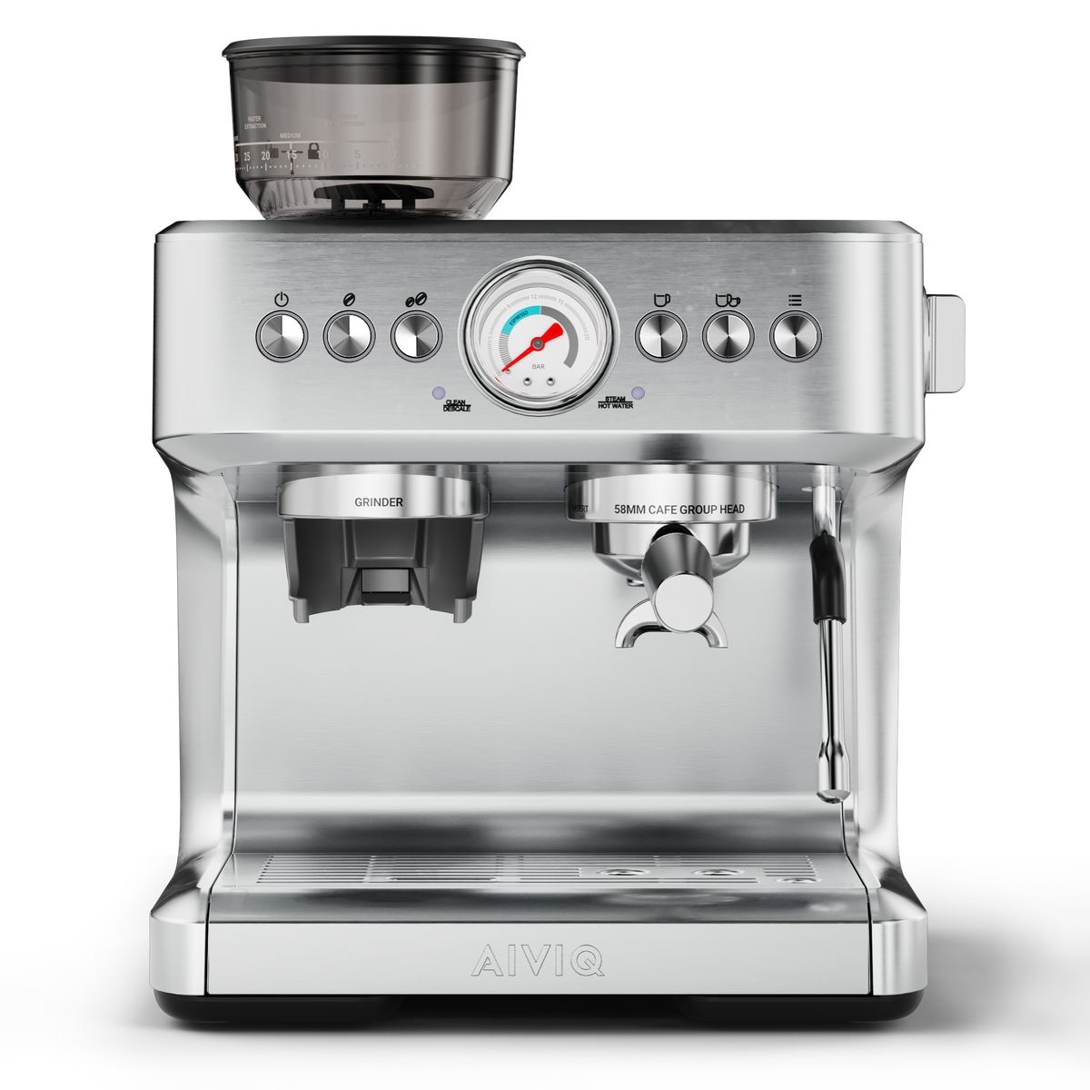 AIVIQ Aspire Core - Espressomaskine med Kaffekværn - AME-251S