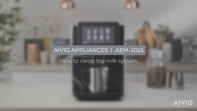 Sådan rengør du mælkesystemet på din AIVIQ AEM-101S