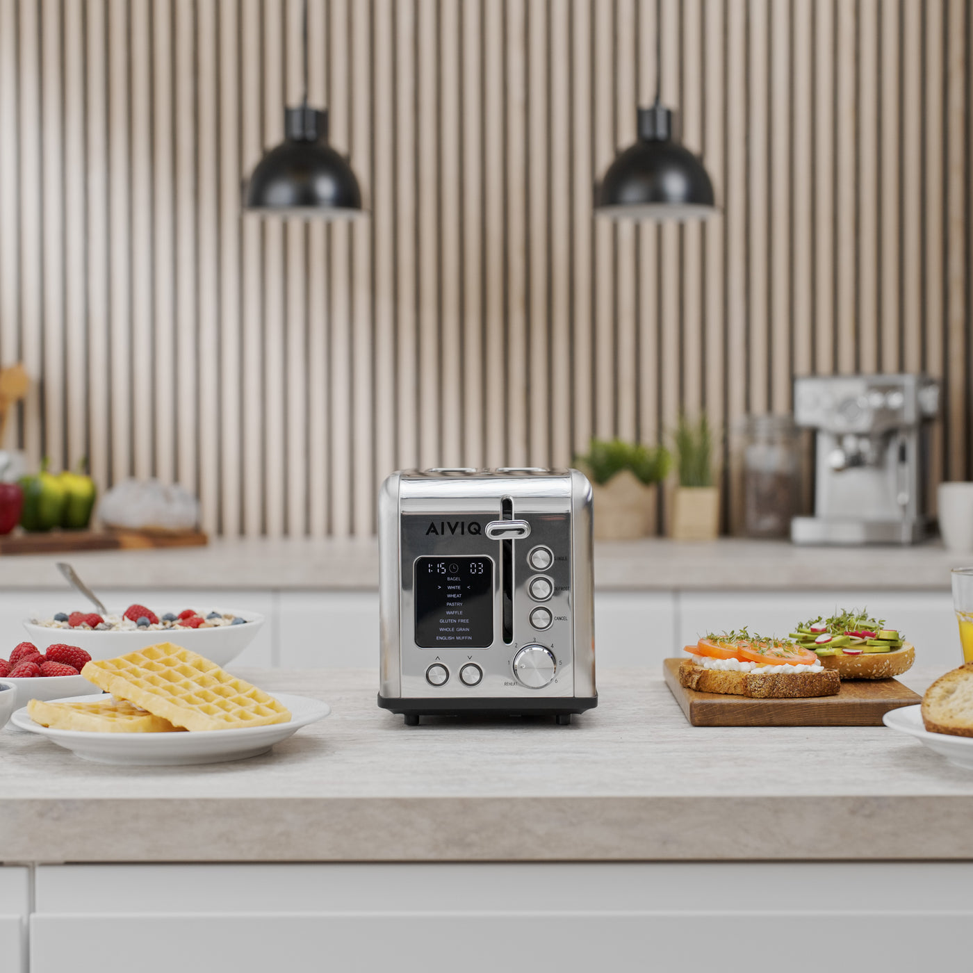 AIVIQ SmartToast Pro 2S Brødrister 2 Skiver - ABT-241