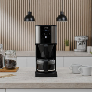 AIVIQ Grind 'N Brew Inspire - Automatisk Filter Kaffemaskine med Kværn - AGC-321