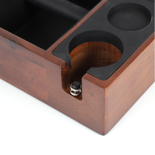 Sopresta Premium Tamperstation med Knockbox – Valnød