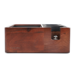 Sopresta Premium Tamperstation med Knockbox – Valnød