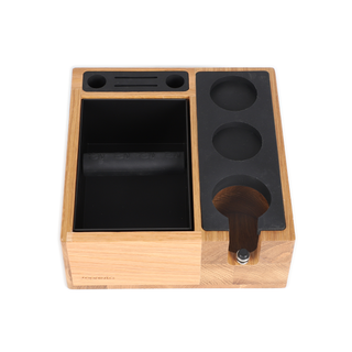 Sopresta Premium Tamperstation med Knockbox – Eg