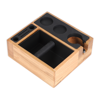 Sopresta Premium Tamperstation med Knockbox – Eg