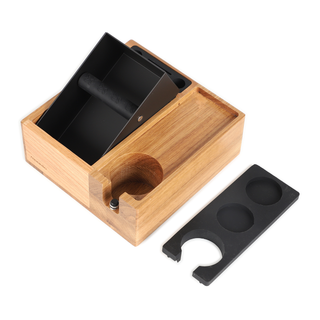 Sopresta Premium Tamperstation med Knockbox – Eg