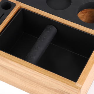 Sopresta Premium Tamperstation med Knockbox – Eg