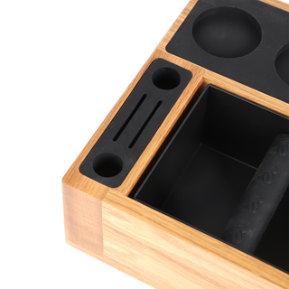 Sopresta Premium Tamperstation med Knockbox – Eg