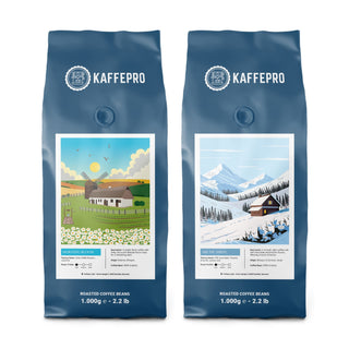 Kaffepro Signature Smagspakke - 1kg Morning Bloom & 1kg Arctic Shine
