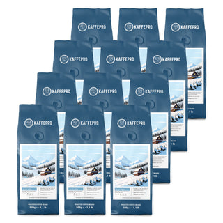 Kaffepro Arctic Shine - Kaffepakke: 12 x 500g Kaffebønner