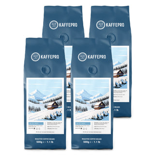 Kaffepro Arctic Shine - Kaffepakke: 4 x 500g Kaffebønner