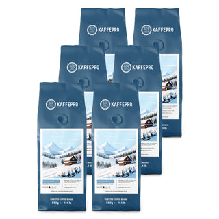 Kaffepro Arctic Shine - Kaffepakke: 6 x 500g Kaffebønner