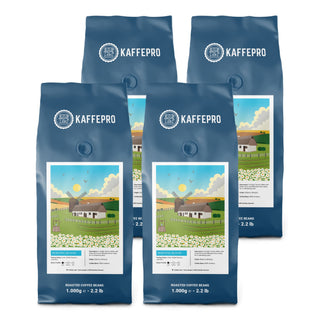 Kaffepro Morning Bloom - Kaffepakke: 4 x 1kg Kaffebønner