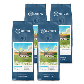 Kaffepro Morning Bloom - Kaffepakke: 4 x 500g Kaffebønner