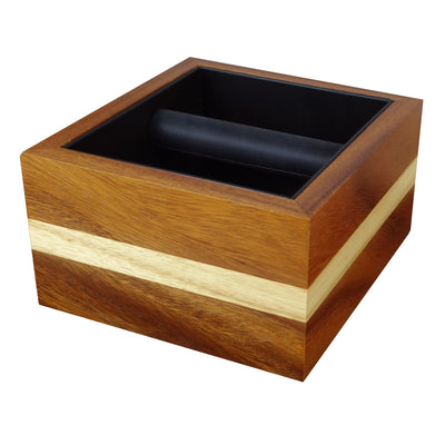 Sopresta Premium Knock box i Valnød og Birk