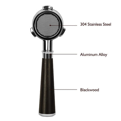 Sopresta Premium 54mm Blackwood Bundløst/naked Portafilter (Passer til Sage)