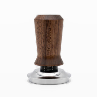 Sopresta Premium Kalibreret Tamper med Leveler – Valnød – 54 mm