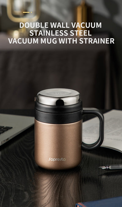Sopresta Premium Kaffe & Te Termokop til rejse