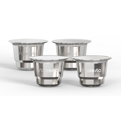 Sopresta Genanvendelig Kaffekapsel i Stål til Nespresso