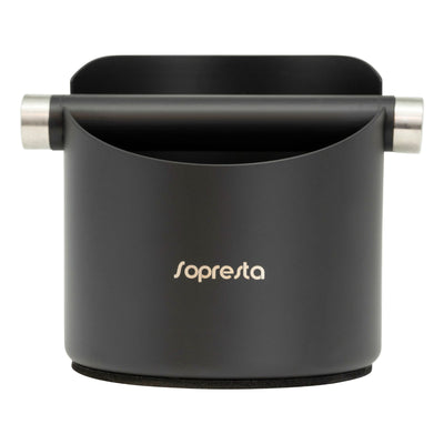 Sopresta Knockbox i Sort Rustfrit Stål