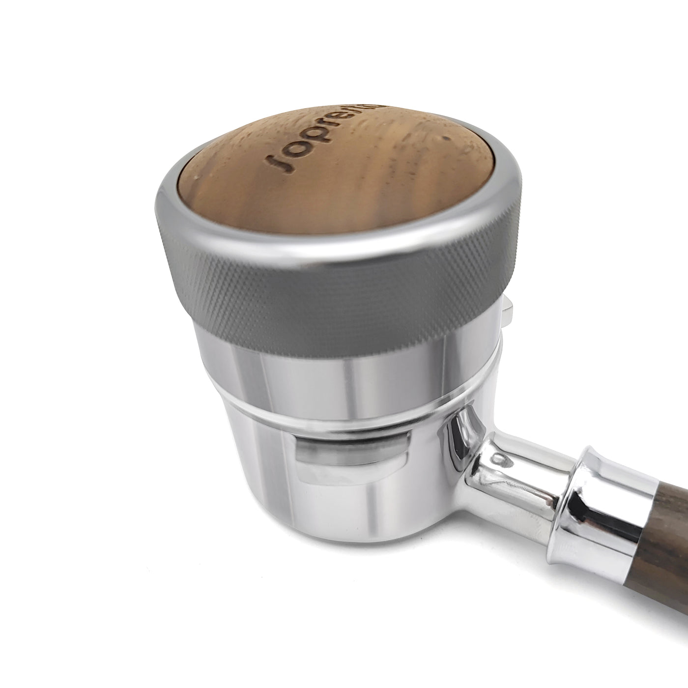 Sopresta Premium 54mm Kaffefordeler med Valnød (Passer til Sage Barista serien)