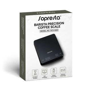 Sopresta Barista Precision Kaffe/espresso Vægt - Scs-002 - Kaffevægte