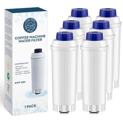 Vandfilter Kompatibelt Med Delonghi - Pure Wave Kwf-001 - 6 Stk. - Filters