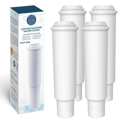 Vandfilter Kompatibelt Med Jura Claris White - Pure Wave Kwf-006 - 4 Stk. - Filters