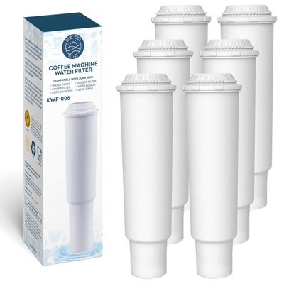 Vandfilter Kompatibelt Med Jura Claris White - Pure Wave Kwf-006 - 6 Stk. - Filters
